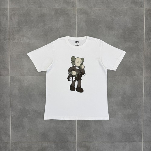 Shirt blanc uniqlo kaws - blanc,