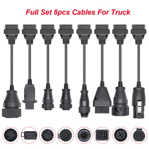 8pcs obd2 truck cable - truck, obd
