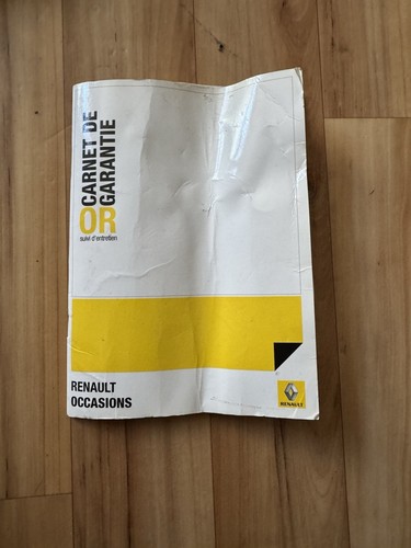 Carnet entretien renault - carnet, d’entretien