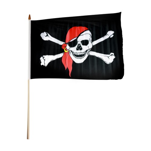 Drapeau pirate 47x30 - pirate,