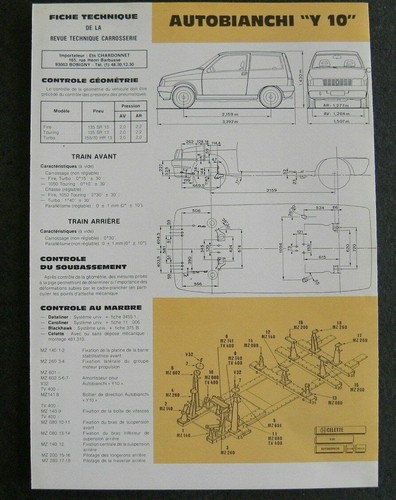 Fiche technique automobile