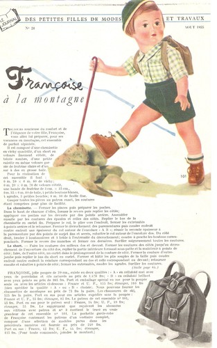 Août 1955 modes travaux - août, et