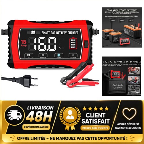Chargeur batterie 16a - chargeur, de