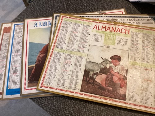 Lot calendriers almanach - lot, calendriers-