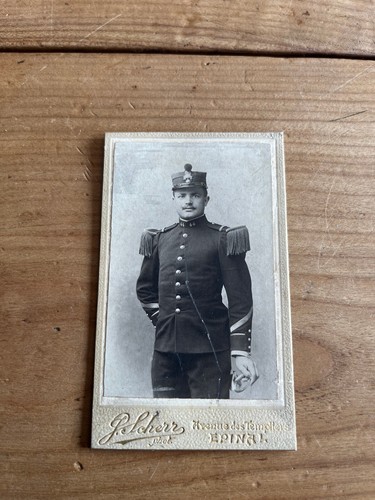 Photo ancienne cdv militaire - cdv,