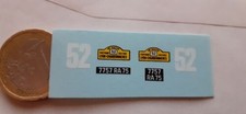 decals decalcomanie déco plaque lyon charbonnières renault r8 gordini 1/43 promo