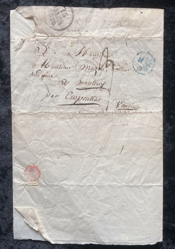 Vieux papier correspondance - vieux,