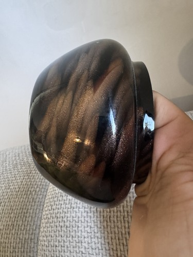 Vide poche verre noir - , et
