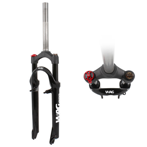 Fourche amortie vtt pouces - fourche,
