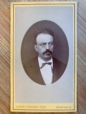 Photo Carte de Visite CDV Portrait homme 1860 Albert Pouzet Bordeaux