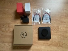 JDS Labs EL Amp II+ headphones amplifier with balanced TRS cables