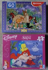 2 Puzzles DISNEY 60 pièces