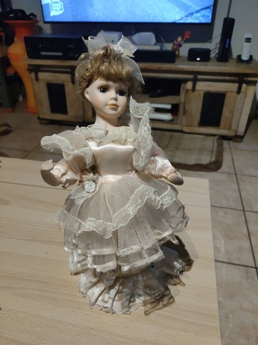 Poupée porcelaine ballerine - porcelaine,