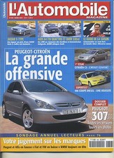 L’AUTOMOBILE MAGAZINE n°658 03/2001 AUDI A4 V6 BMW 330d 406 coupé 2.2 HDI