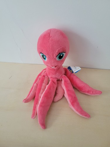 Peluche pieuvre poulpe rose - peluche,