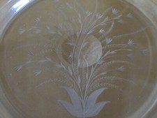 Plateau en cristal décor