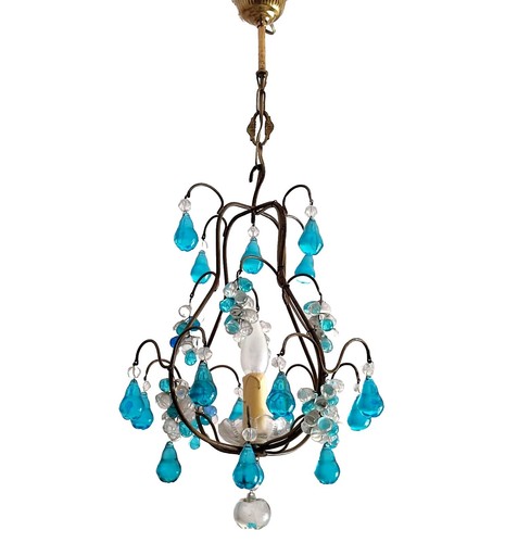 Ancien lustre cage - lustre, florentin