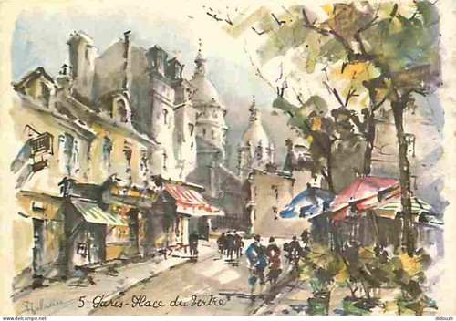 Carte postale art - carte,