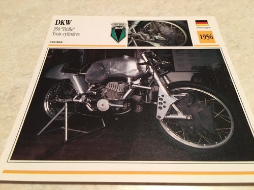 Carte moto dkw 350 trèfle - 350, 3