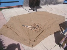 toile tente cgh et ( divers piquets  ) guerre algerie      (po2)