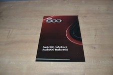 CATALOGUE Saab 900 Cabriolet  & 900 Turbo 16 S de 1987 BELGIQUE
