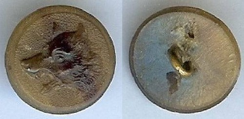 Bouton vénerie equipage non - vénerie,
