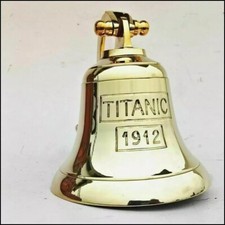 Cloche de navire maritime en laiton cloche Titanic 1912 Londres décoration mu...