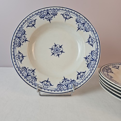 Assiettes creuses décor - assiettes,