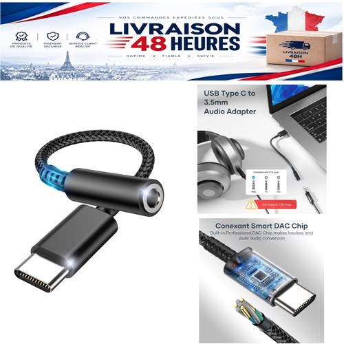 Adaptateur usb vers jack 5 - adaptateur, c