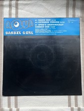 Disque Vinyle Rare Pour Promotion Radio et Club Discothèque Aqua « Barbie Girl »