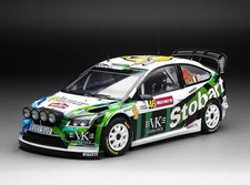 MINIATURE 1/18 SUNSTAR FORD FOCUS WRC07 N°46 VALENTINO ROSSI RALLY GB 2008NEUVE