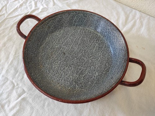 Ancien plat rond - plat,