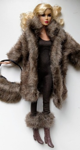 Fabulous furs coat boots - furs, coat,boots,purse
