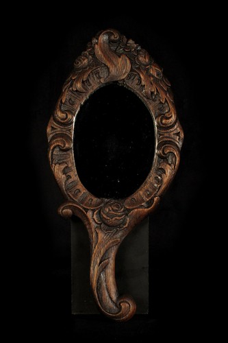 Ancien miroir main - ancien, main,