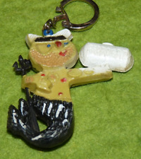 Ancien porte clés figurine souple Neptune pour Berrogaz Total 1986-1996  Keyring