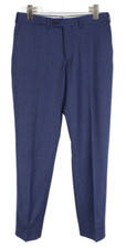 Suitsupply Brescia Pantalon Homme UK 36S / 32 Laine à Motifs Coupe Fuseau Éclair