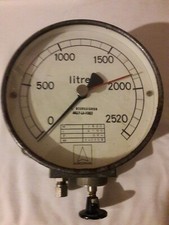 Jauge ancienne pour chaudiére au fioul