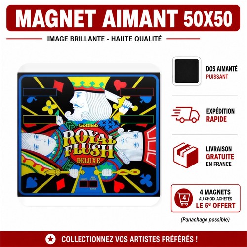 Magnet royal flush - magnet, .gottlieb