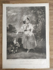 REYNOLDS Sir Joshua (d'après), Lady Catherine Pelham Clinton, manière noire