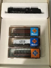 COFFRET ROCO LOCO VAPEUR  ET 3 WAGONS 2013F