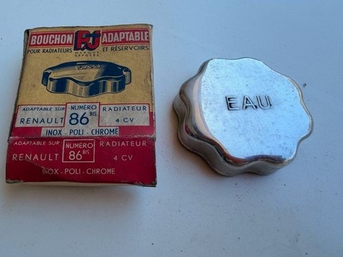 Bouchon radiateur inox poli - bouchon,