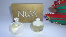 RARE  COFFRET de 2 miniatures  NOA  de  CACHAREL  plein + BOITE  OCCASION