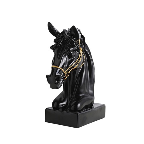 Statue tête cheval - de,