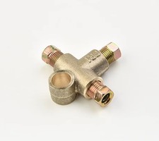 Adaptateur hydraulique 3 voies en T - Raccord Té frein embrayage auto moto NEUF