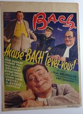 Accuse Bach levez vous Yvonne Yma 1940 affiche cinema originale 60x80