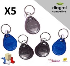 Lot de 5 badges Diagral