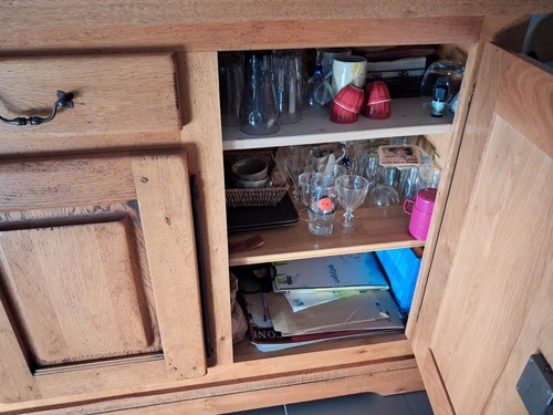 Buffet portes massif - 4,