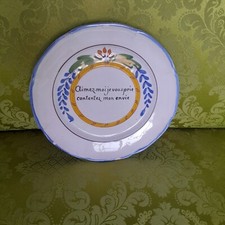 Assiette ancienne faïence de