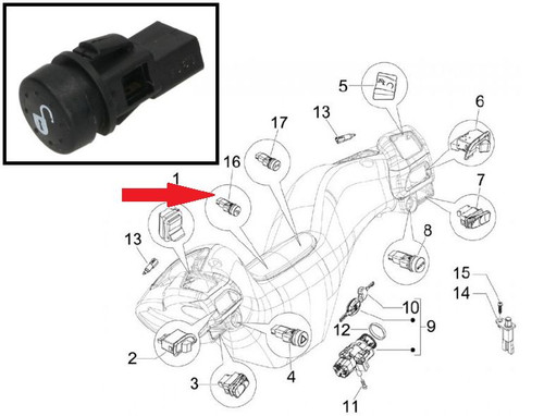 Bouton interrupteur - bouton,