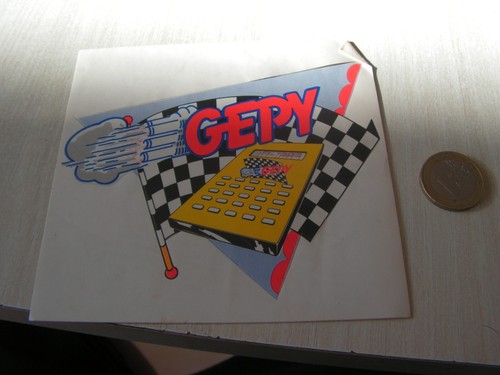 Autocollant publicite gepy - ,